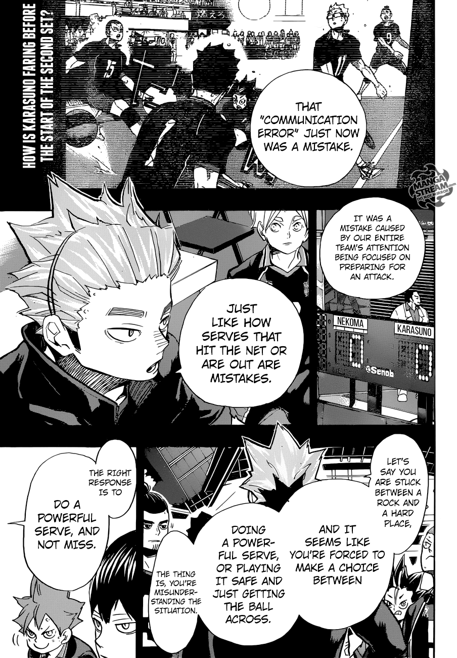 Haikyuu!!, Chapter 307 image 01